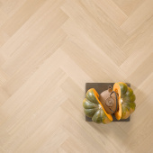 Coswick Английская ёлка 3-х слойная T&G шип-паз (90°) Ванильный 1174-1808-10