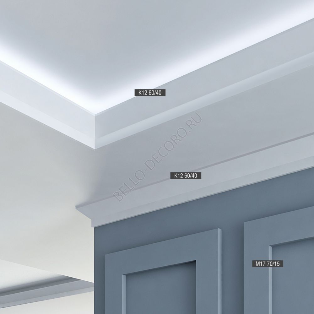 Карниз Bello Deco K12 60x40x2000мм