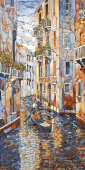 Керамогранит Декоративное панно MDetails Rowboat City (набор из 4шт. 60x120) 120x240