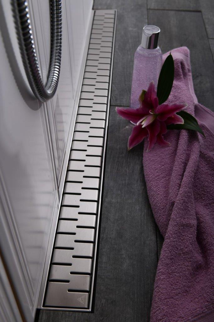 Душевой лоток 65 см Creto Snake CRE-550 SH-P с решеткой, хром