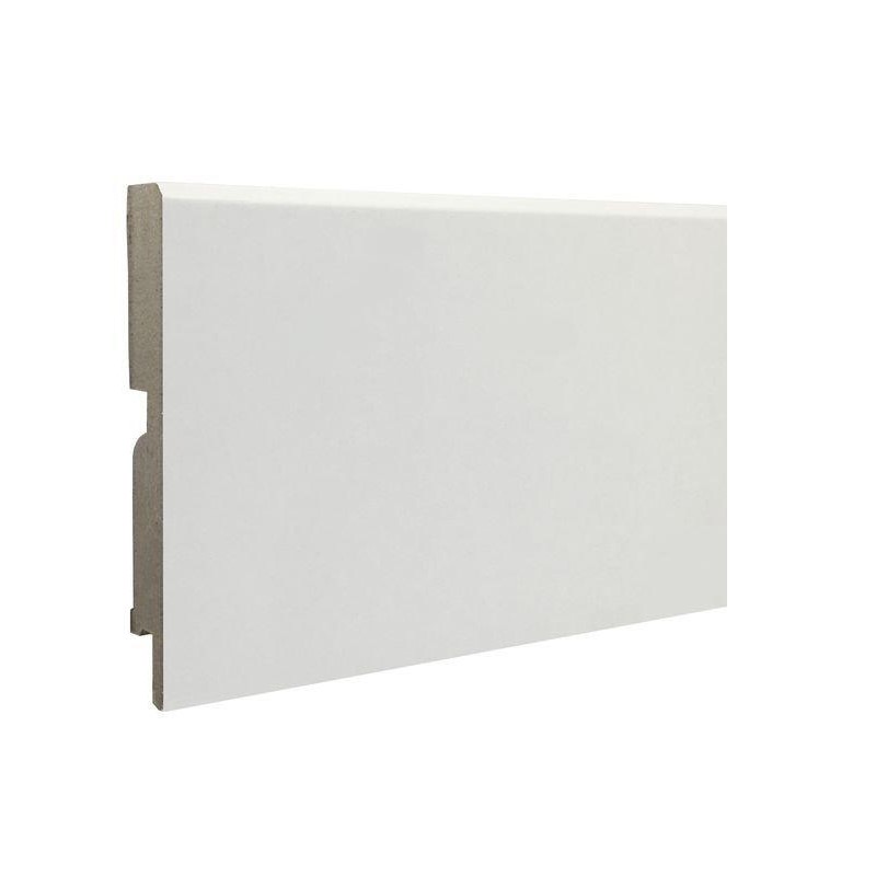 Напольный плинтус Finitura dekor F3 70х16х2400/ белый ASW
