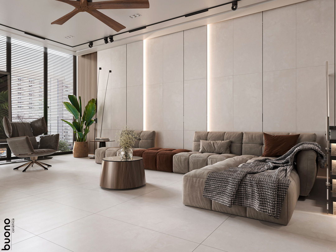 Керамогранит Buono Ceramica  Beton Grey Mat B4482M