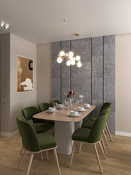 Стеновые Панели Альта Слэб Мраморная Феерия Мисти 300х600х2,4мм