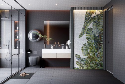 Керамогранит Декоративное панно MDetails Jungle Canopy (набор из 4шт. 60x120) 120x240
