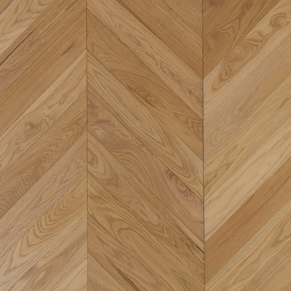 Паркет Елка Французская Lab Arte Chevron Дуб Селект Бург лак 400/348х90х14/3/60°