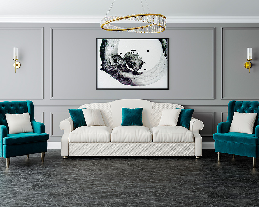 Кварц виниловый ламинат Alta Step Arriba New Lock (RUS) SPC9909 Мрамор император темный