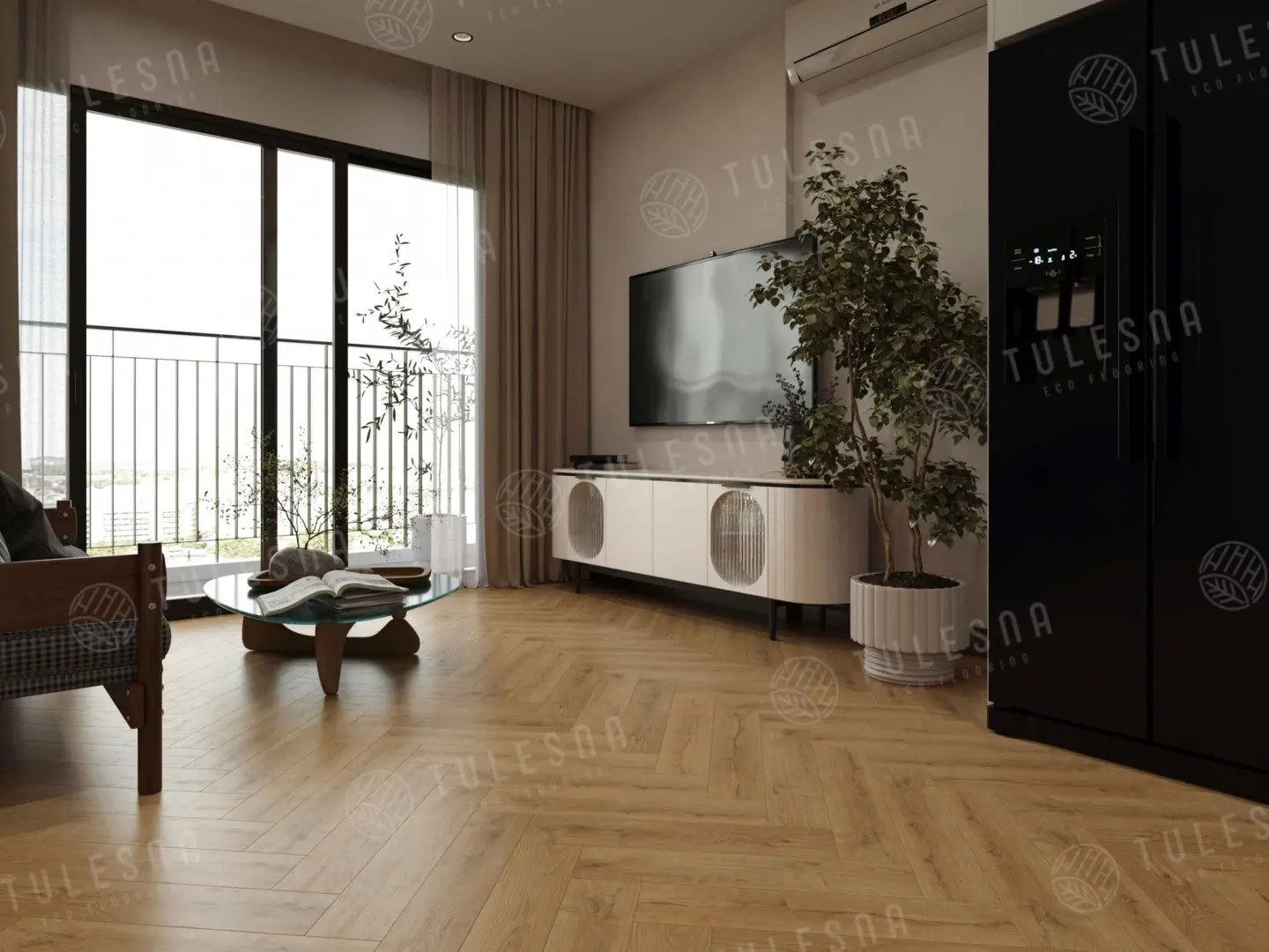 ПВХ-плитка Tulesna Art Parquet LVT Nobile 1005-1101