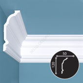 Карниз Bello Deco K21 120x50x2000