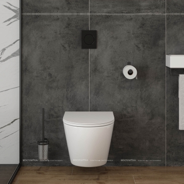 Унитаз подвесной безободковый Idrico Best 3.0 Tornado 1110-Best-B3.0 с крышкой-сиденьем микролифт, белый