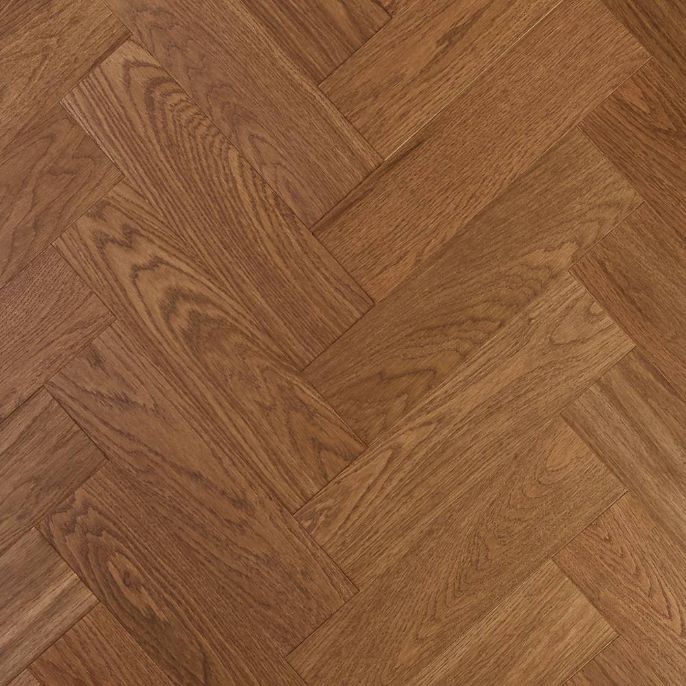 Паркет Елка Английская Royal Parket 490х125х13мм Дуб Натур Честер лак