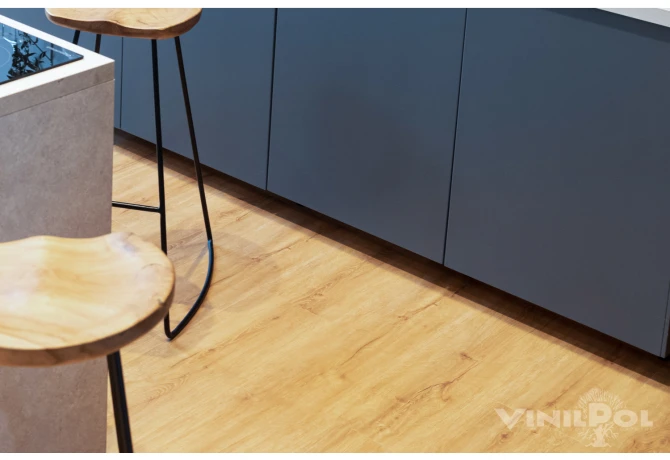 ПВХ плитка VINILAM VinilPol Glue 7896 EIR Дуб Флоренция Glue