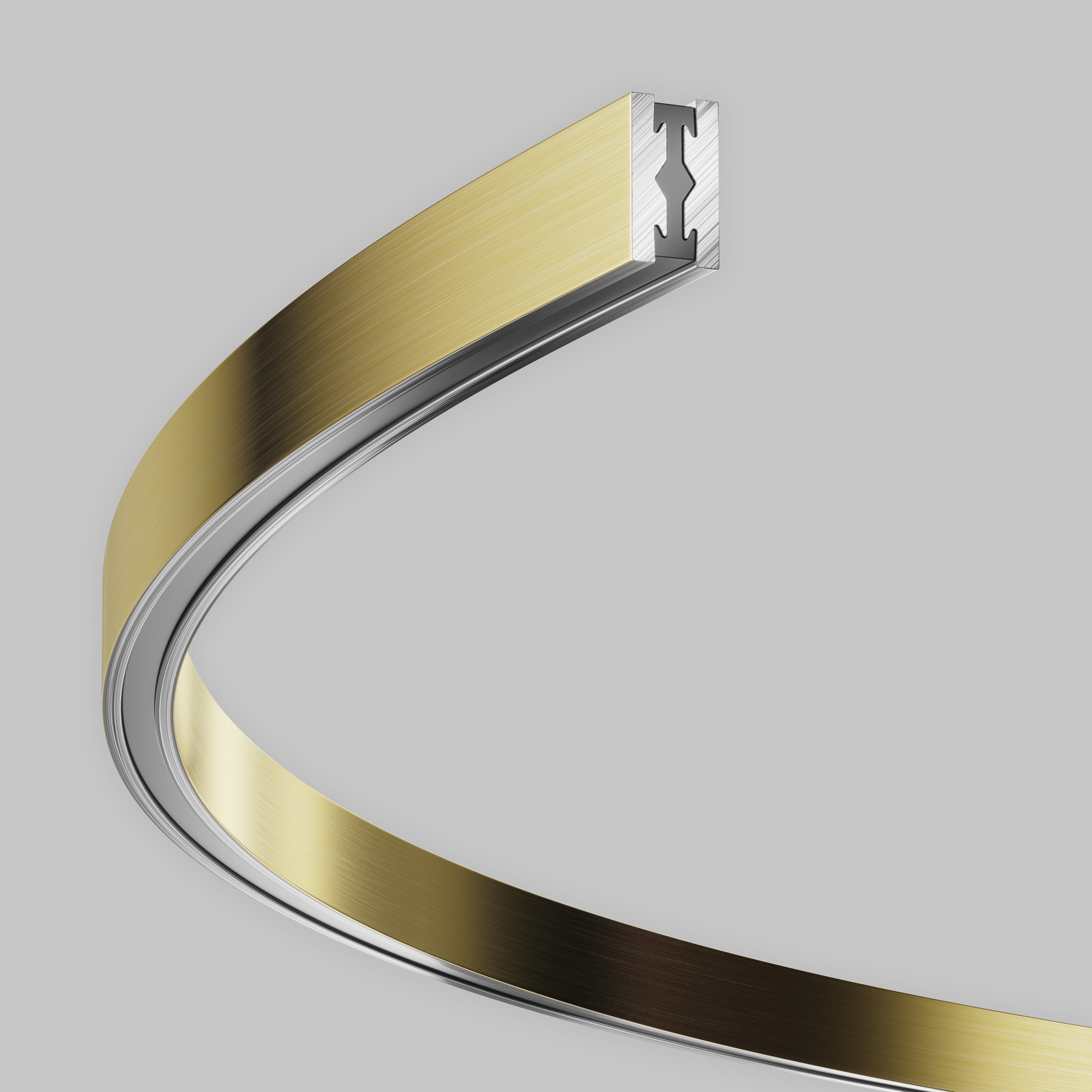 Шинопровод накладной/подвесной Technical TRX154-2SR-D1200-BS