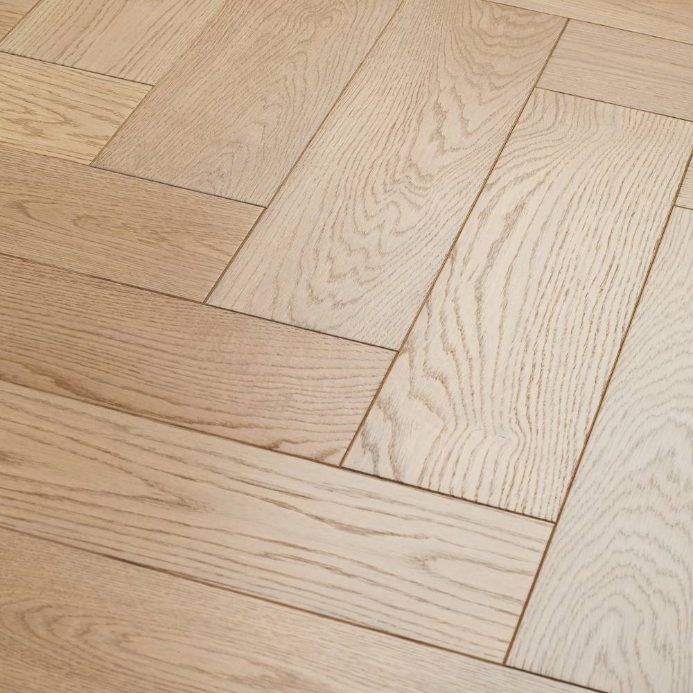 Паркет Елка Английская Lab Arte Angle Дуб Натур Бетон лак 500х150х14/3