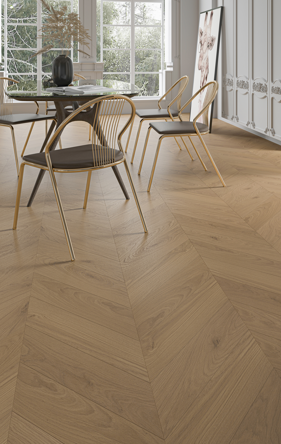 Ламинат My Step Херрингбон Шеврон (Herringbone Chevron) Треви MS6512