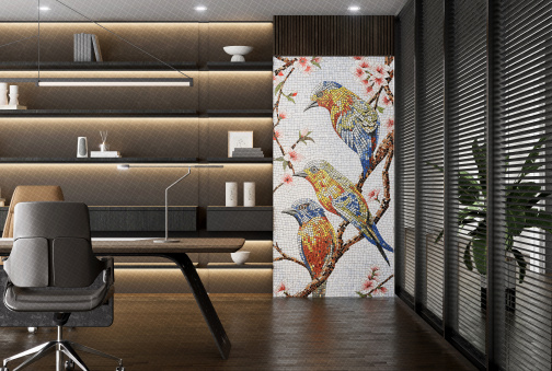 Керамогранит Декоративное панно MDetails Mosaic Melody (набор из 4шт. 60x120) 120x240