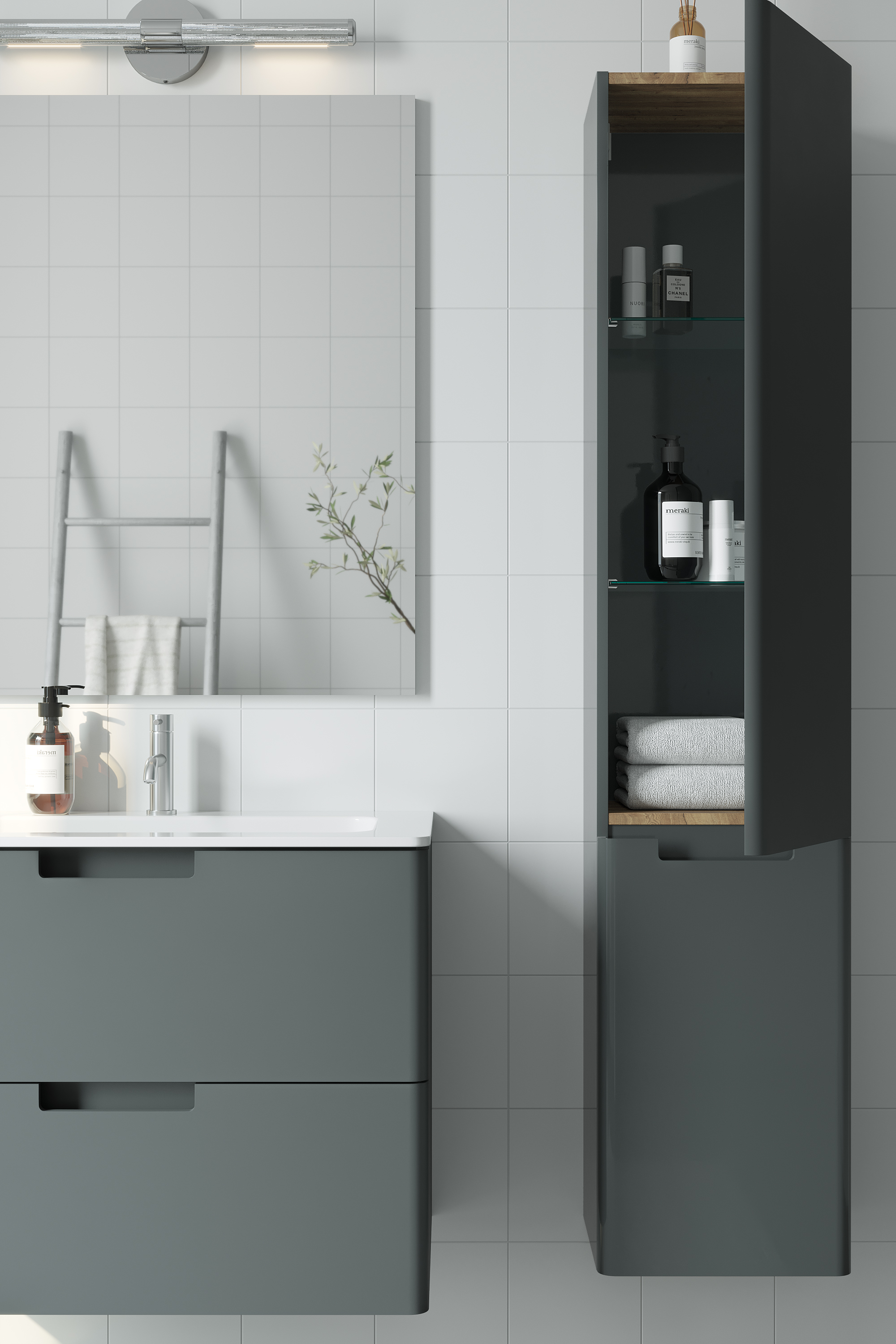 Пенал Creto Bravo Gray 35 см