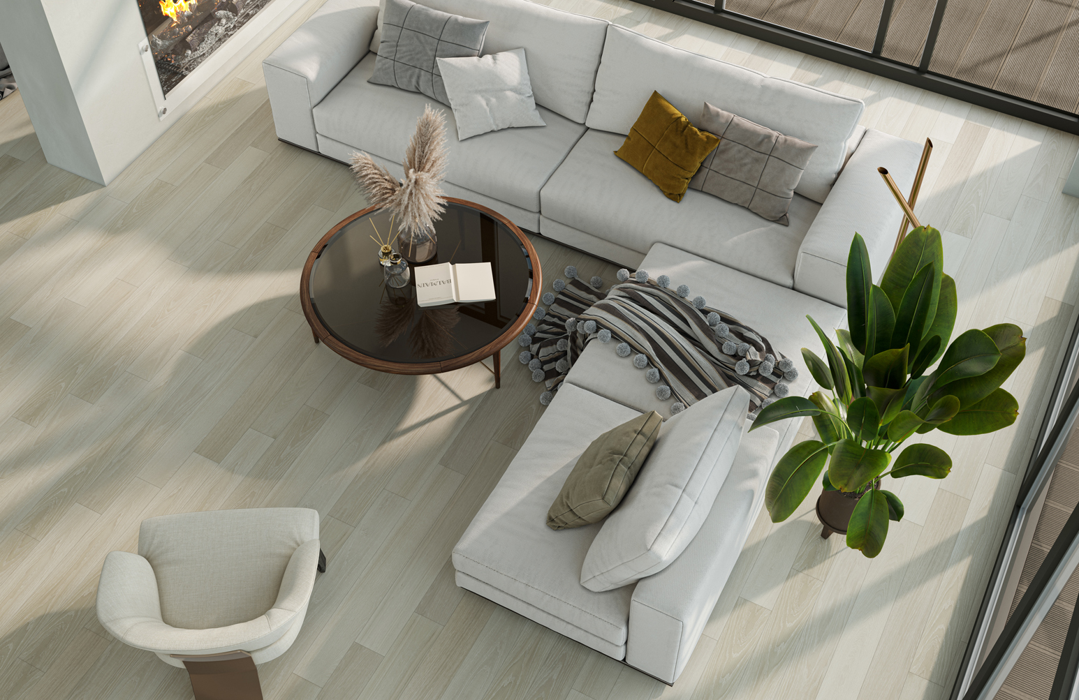 Кварцевый паркет Quartz Parquet Классик 7/1,2 мм Дуб Лимба 405