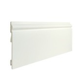 Плинтус дюрополимерный TeckWood белый ДП2 2000×105×14
