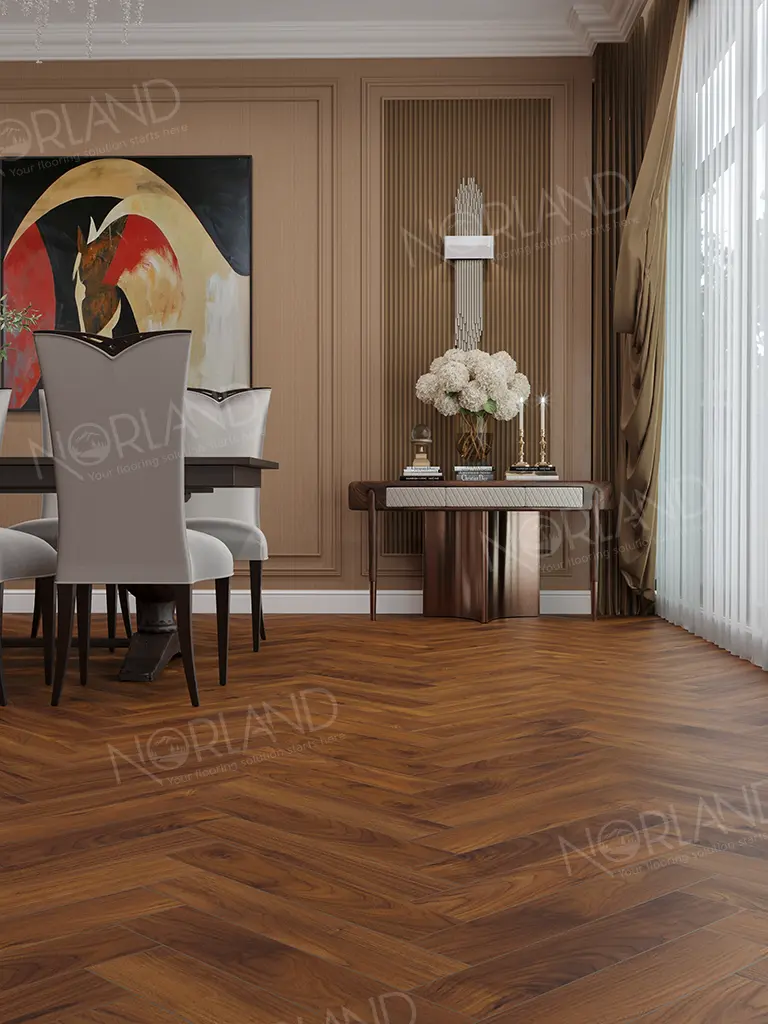 Ламинат Norland Herringbone Elegant Орех Кипр LF303-19