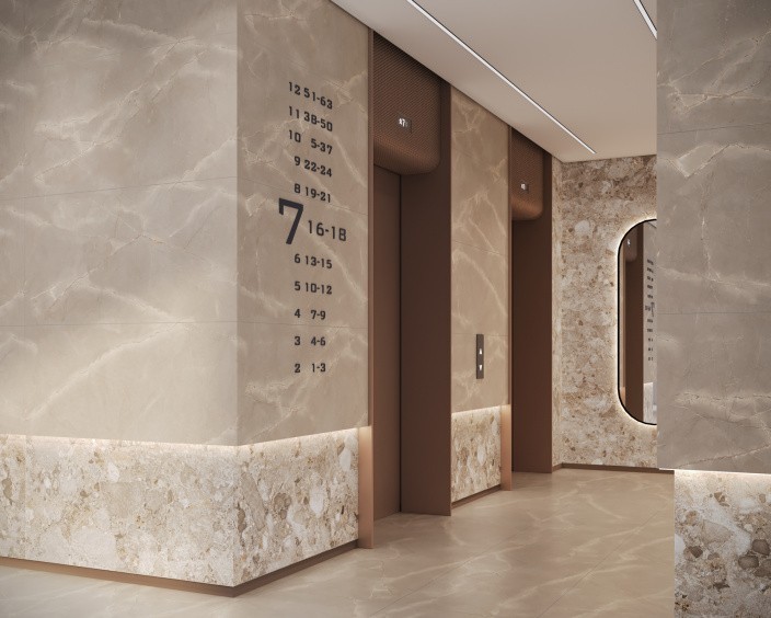 Керамогранит NT CERAMIC Terrazzo Beige Creative 4D NTTVL99846D