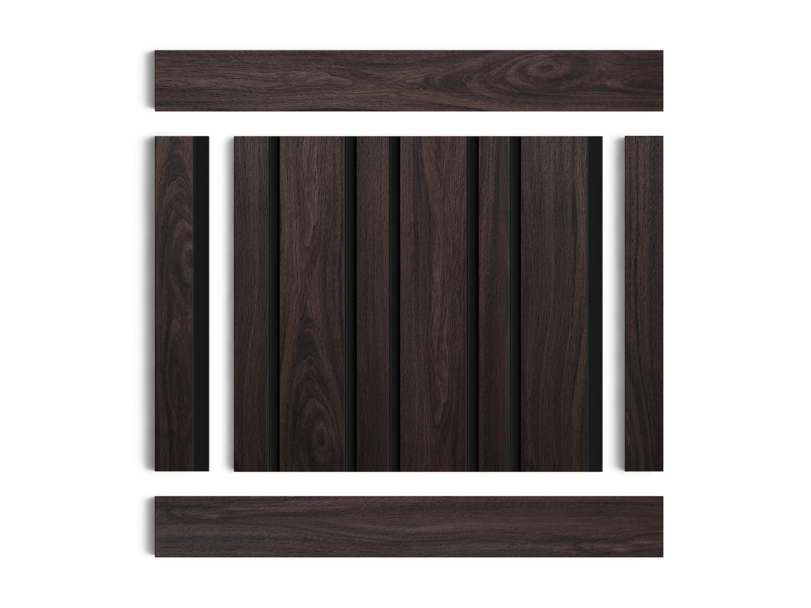 Стеновые Панели HiWood LV133 BR395K Тёмно-коричневый