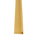 FM-03 Финишный молдинг (алюминий) ЖЕЛТОЕ ЗОЛОТО  2950*20*6mm
