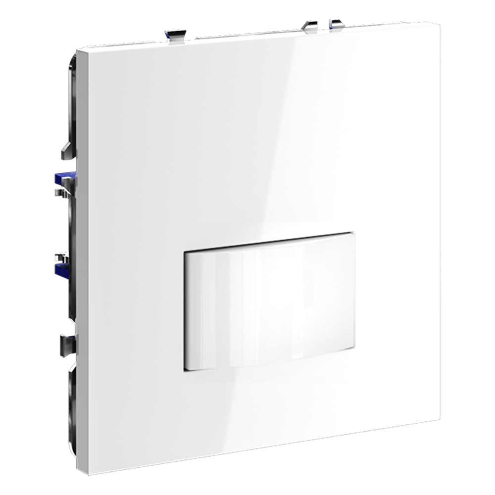 Датчик движения встраиваемый VOLTUM S70, (белый глянцевый)