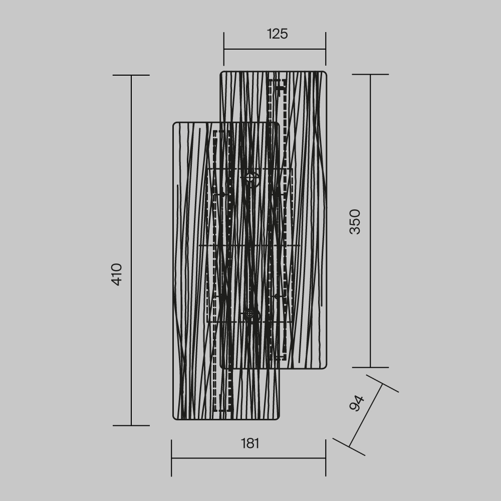 Настенный светильник (бра) Maytoni MOD439WL-L7BSK