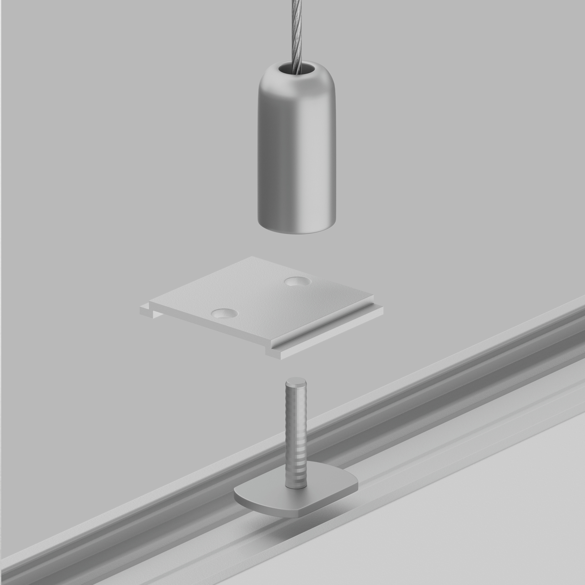 Комплектующие для накладной трековой системы Technical TRA004HP-21W