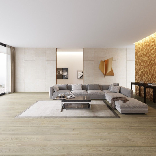 Паркетная доска ESTA 1 Strip 21074 Ash Elegant Champagne REM  brushed matt 2B 14(3)x160x1800-2390