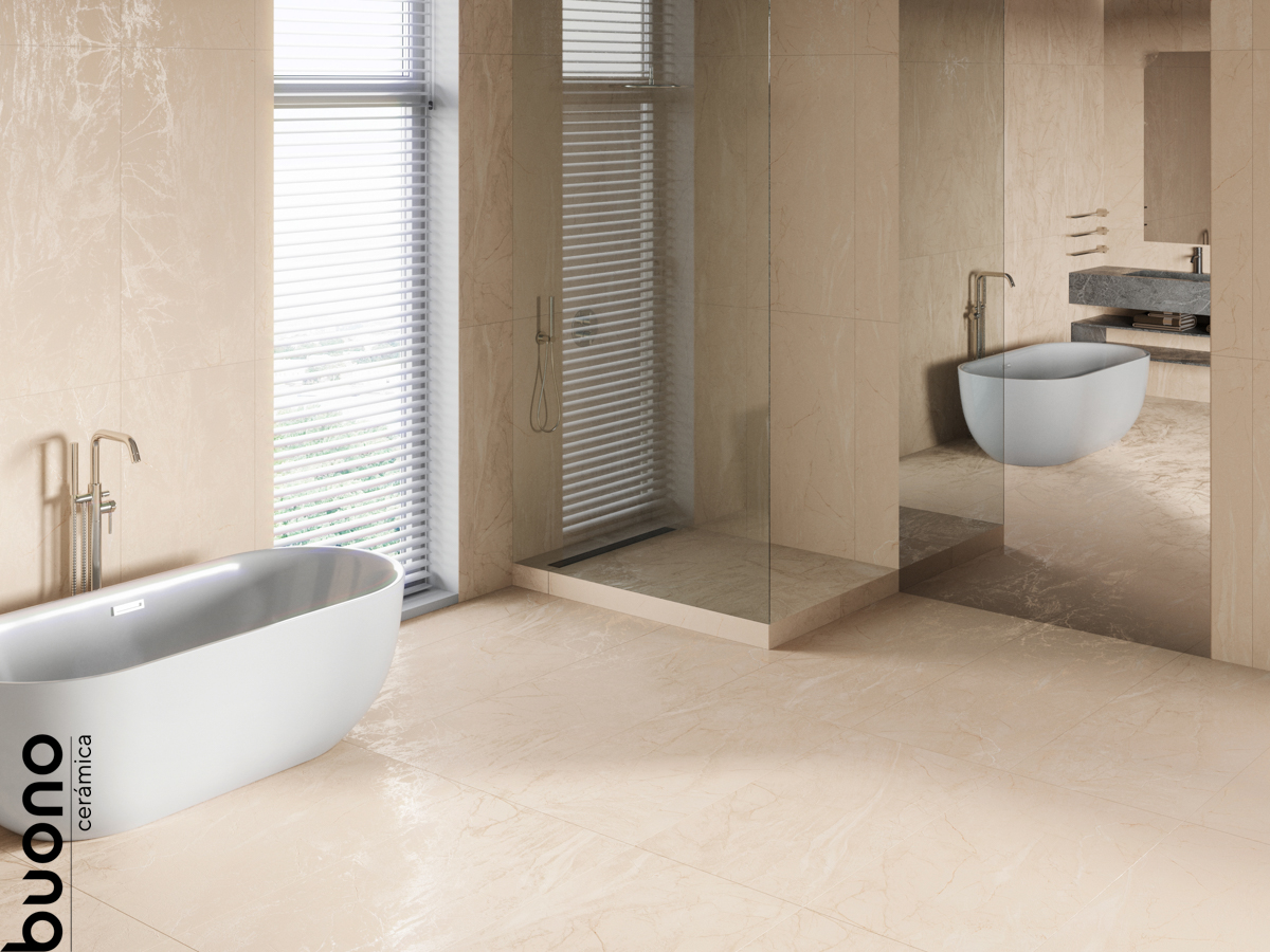 Керамогранит Buono Ceramica Stones Pietra Beige Carving S4441C