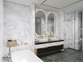 Керамогранит NT CERAMIC Onyx Smoke carving NT99524C