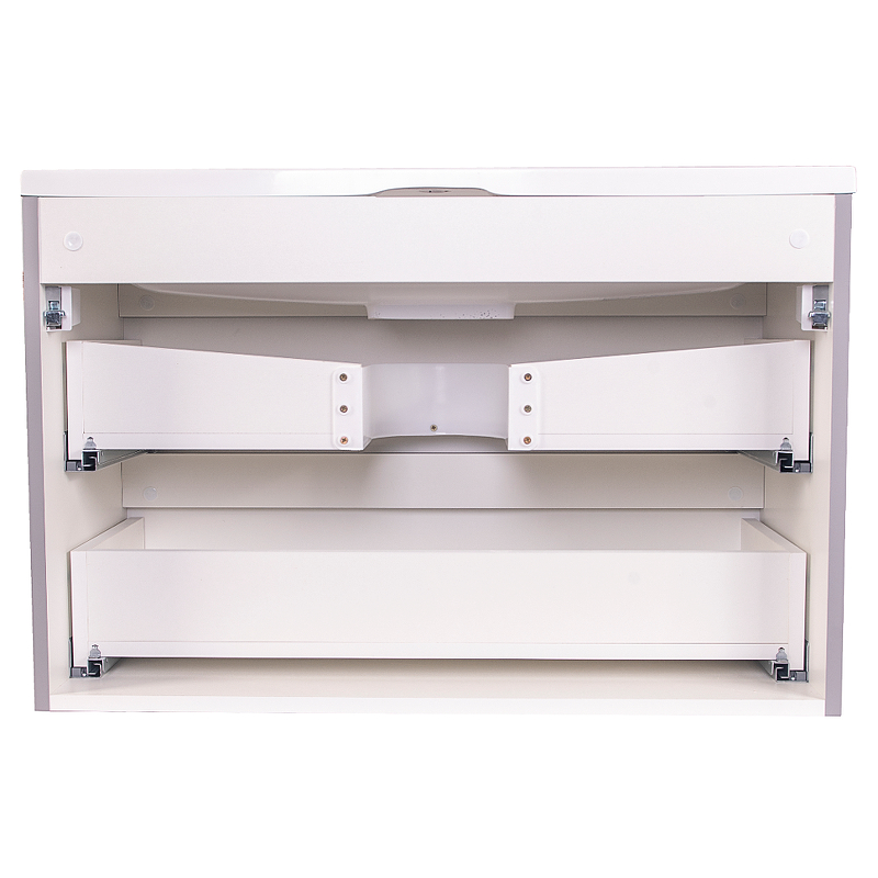 Тумба подвесная Creto Oro 80 см 24-HN80-GR серый люкс