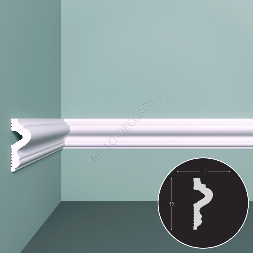 Молдинг Bello Deco М10 45x17x2000
