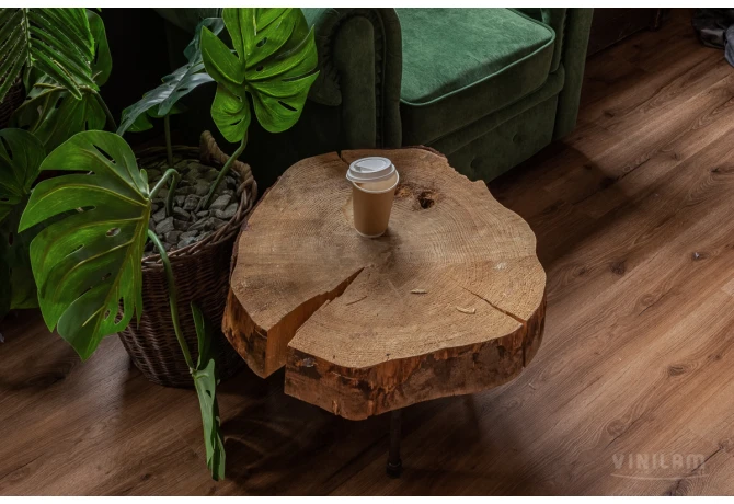 Кварц виниловый ламинат VINILAM Click 3.7 мм 88861 Дуб Норден