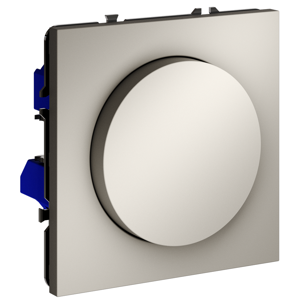 Светорегулятор встраиваемый VOLTUM S70 поворотно-нажимной 600 Вт, (кашемир)