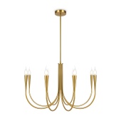 Люстра на штанге Freya Branches FR5253PL-08BS