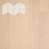 Паркет Елка Французская Lab Arte Chevron Дуб Рустик Лана лак 400/348х90х14/3/60°