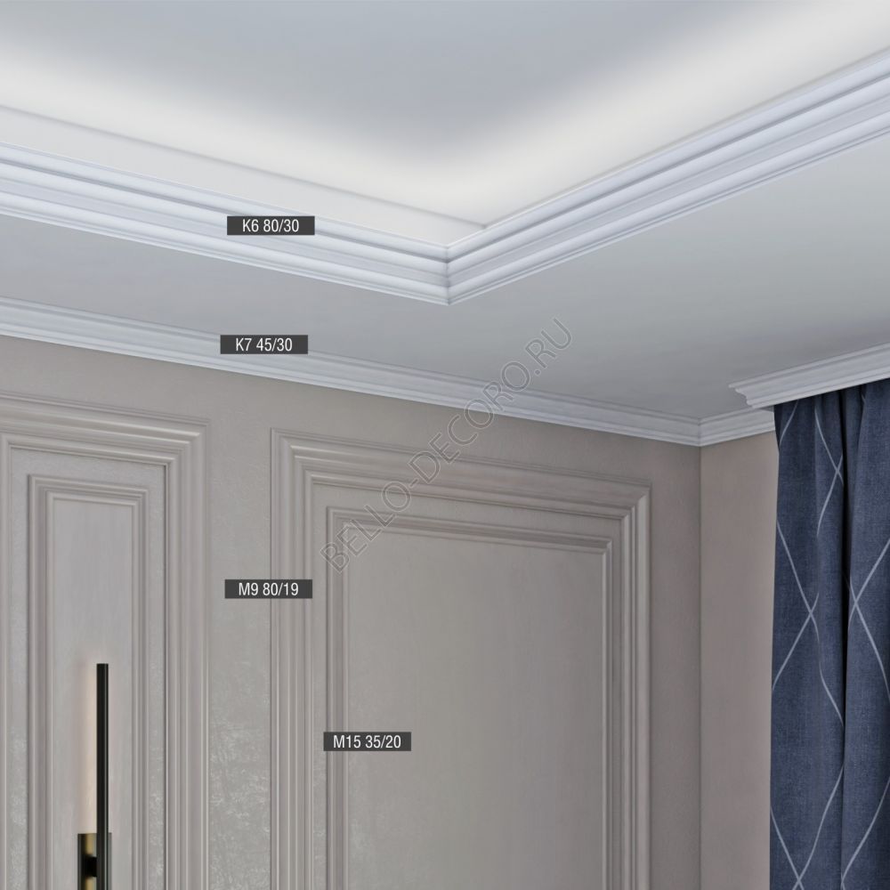 Карниз Bello Deco K7 45x35x2000