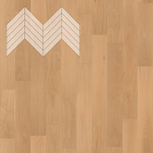 Паркет Елка Французская Lab Arte Chevron Дуб Рустик Флора лак 600/510х90х14/3/45°