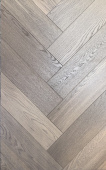 Паркет елка Deko Wood Urban Английская елка Дуб Decor-31, Лак 600 x 120 x 14 / 1.44м2