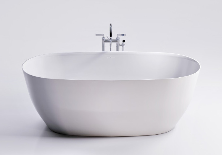 Ванна из литьевого мрамора 170х75 см Creto Arino CRARVN2902 белая