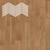 Паркет Елка Французская Lab Arte Chevron Дуб Селект Прозрачное масло 400/348х90х14/3/60°