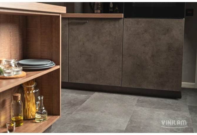 ПВХ плитка CERAMO VINILAM Glue 2,5 мм Цемент Стальной 71610 Glue