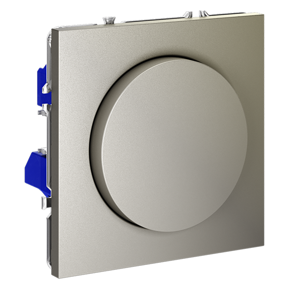 Светорегулятор встраиваемый VOLTUM S70 поворотно-нажимной 600 Вт, (шелк)