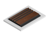 Стеновые Панели HiWood LV128 BR396K