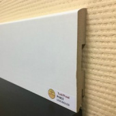 Плинтус МДФ ламинированный TeckWood белый Роял матовый 2000×120×16