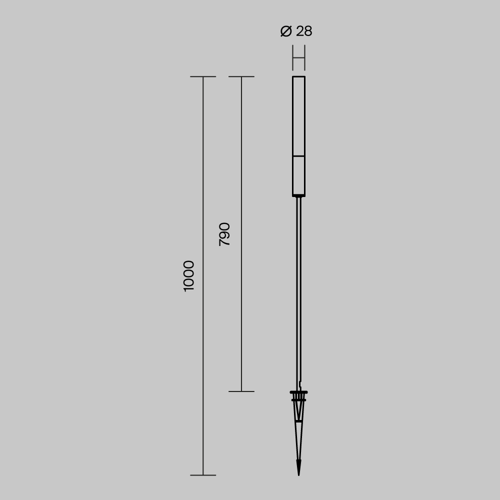 Ландшафтный светильник Outdoor O487FL-L3GF3K1