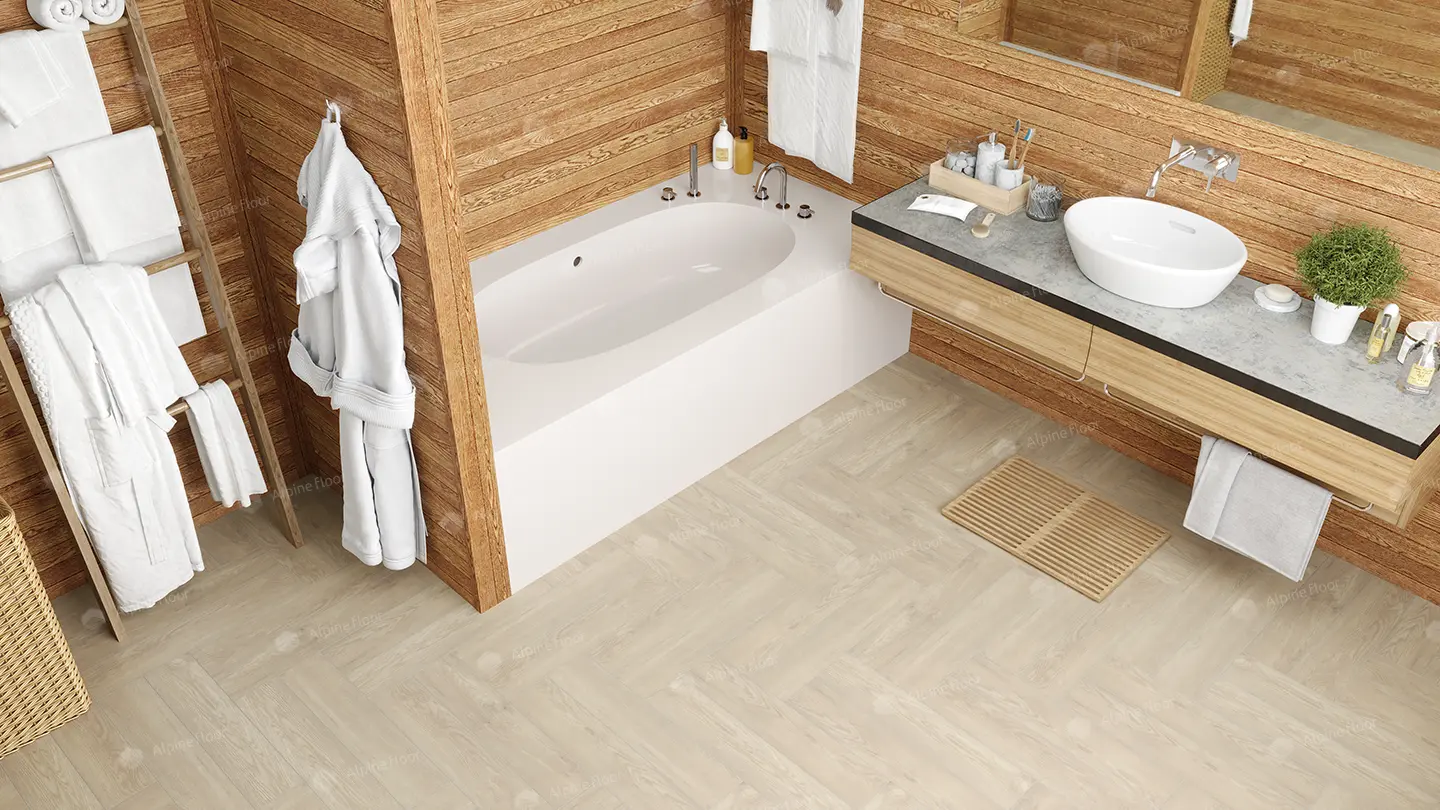 SPC Ламинат Alpine Floor SPC Light Parquet ECO 13-14AB Дуб Адара 4V 43кл