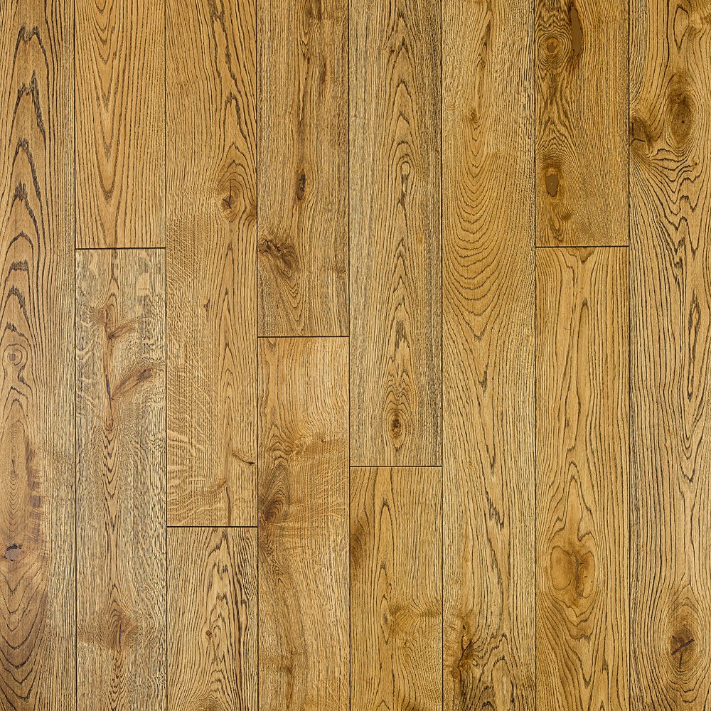 Техномассив от 400 до 1500х130х14/4,4 Дуб Селект Эбен лак